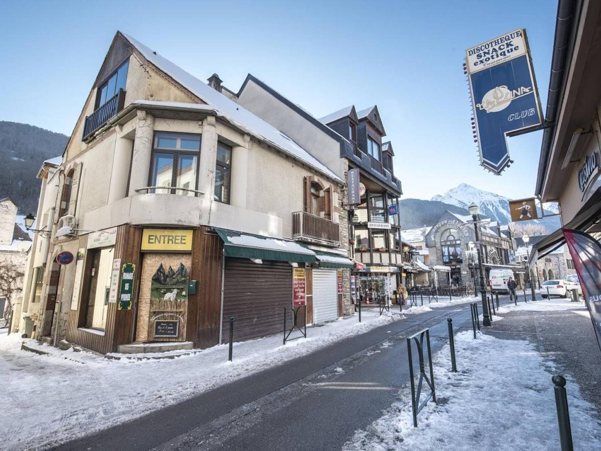 Charmant Studio Cabine 4 Pers. Avec Balcon, Proche Centre Et Thermes A Saint-Lary-Soulan - Fr-1-296-231 Luaran gambar